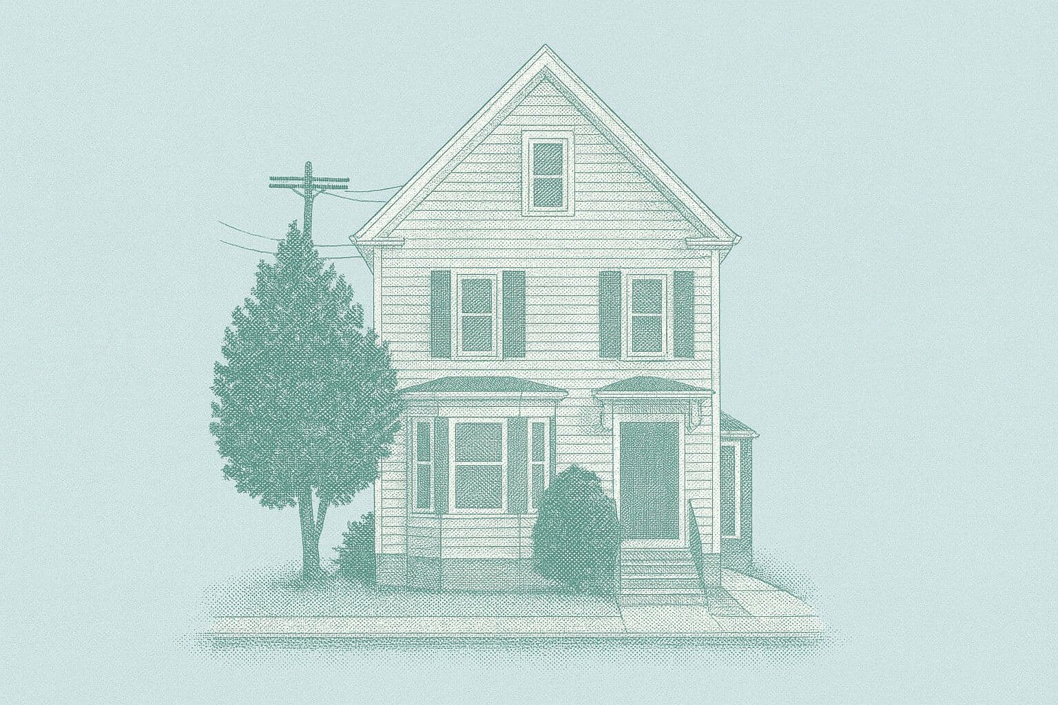 Boston rental property illustration